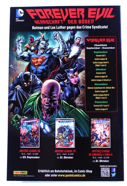 DC Forever Evil (Herrschaft des Bösen) Comic Nr. 5: Schlag auf Schlag von Panini